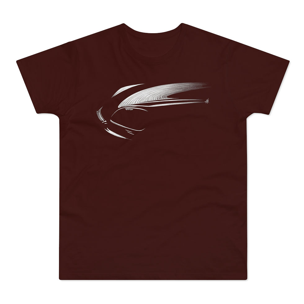 Miniature : T-shirt Citroën DS, 21 Pallas, unisexe, 70s, marron