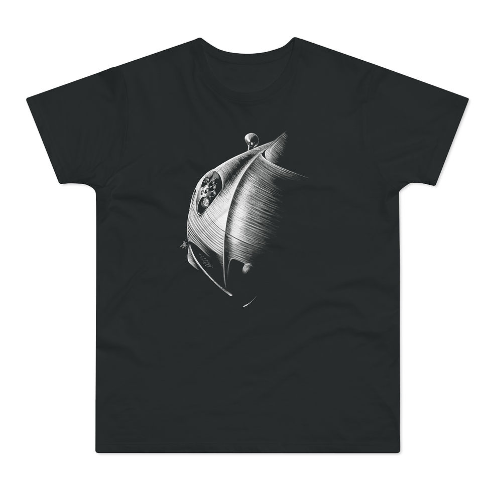 Miniature : T-shirt Alfa Romeo, 4C, unisexe, noir