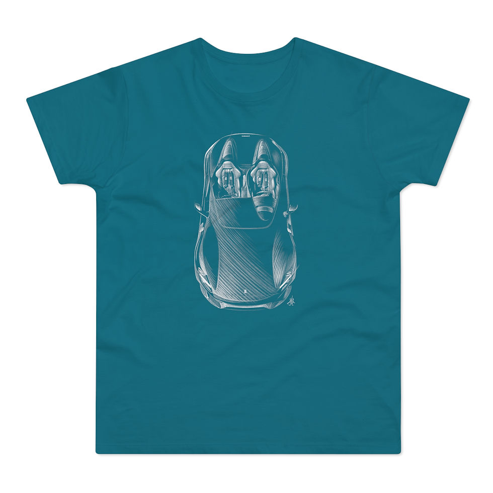 Miniature : T-shirt Ferrari SP2, unisexe, bleu