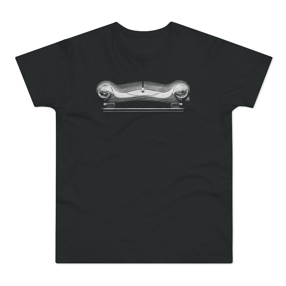 Miniature : T-shirt Porsche 356, unisexe, noir