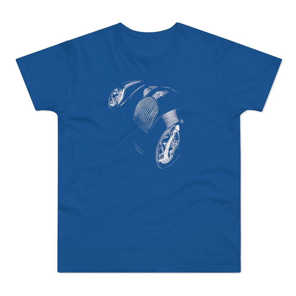 Miniature : T-shirt Morgan Aero, unisexe, bleu roi