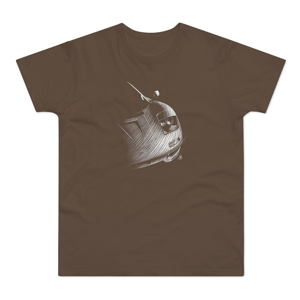 Miniature : T-shirt McLaren F1, supercar, unisexe, marron