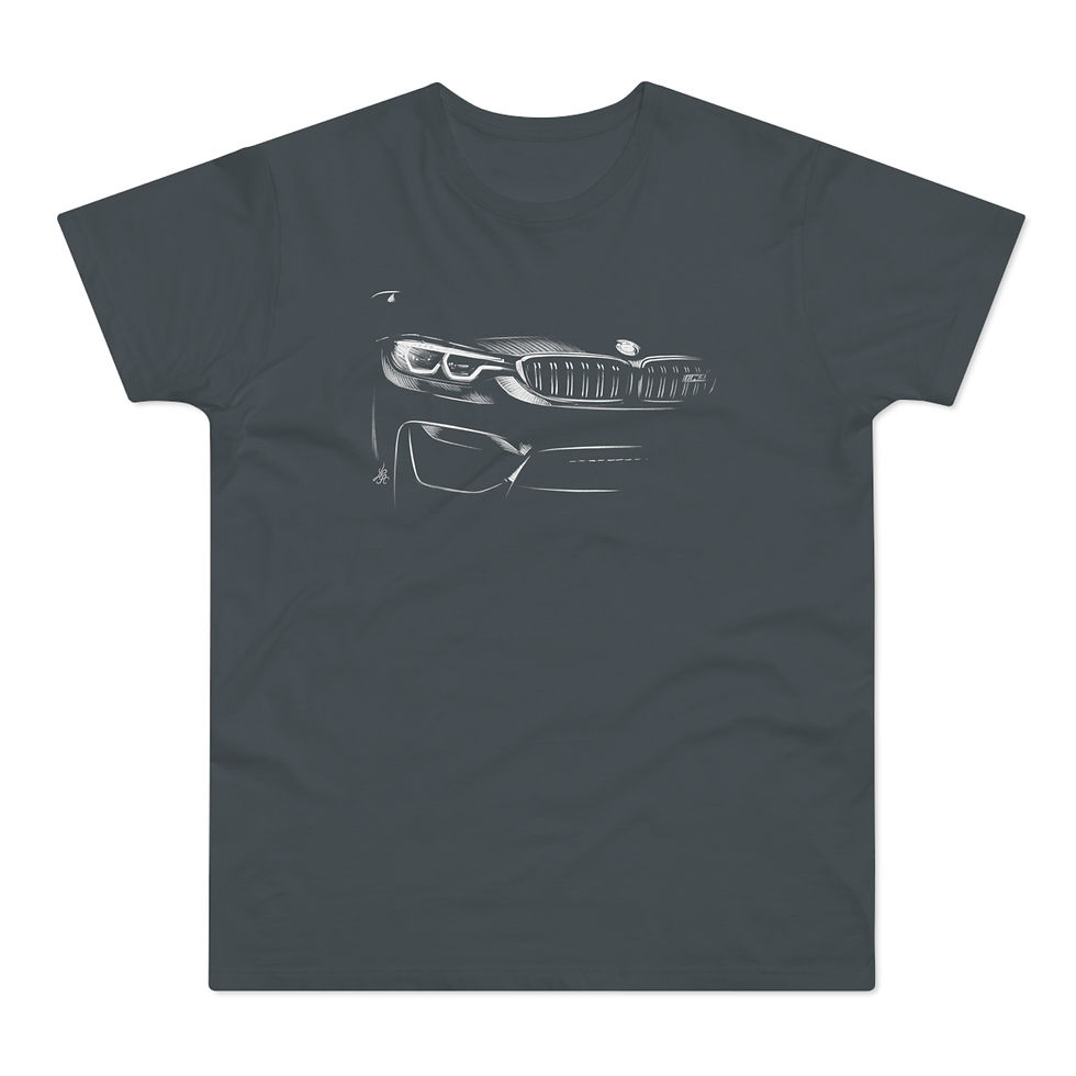 Miniature : T-shirt BMW M4, f82, unisexe, gris