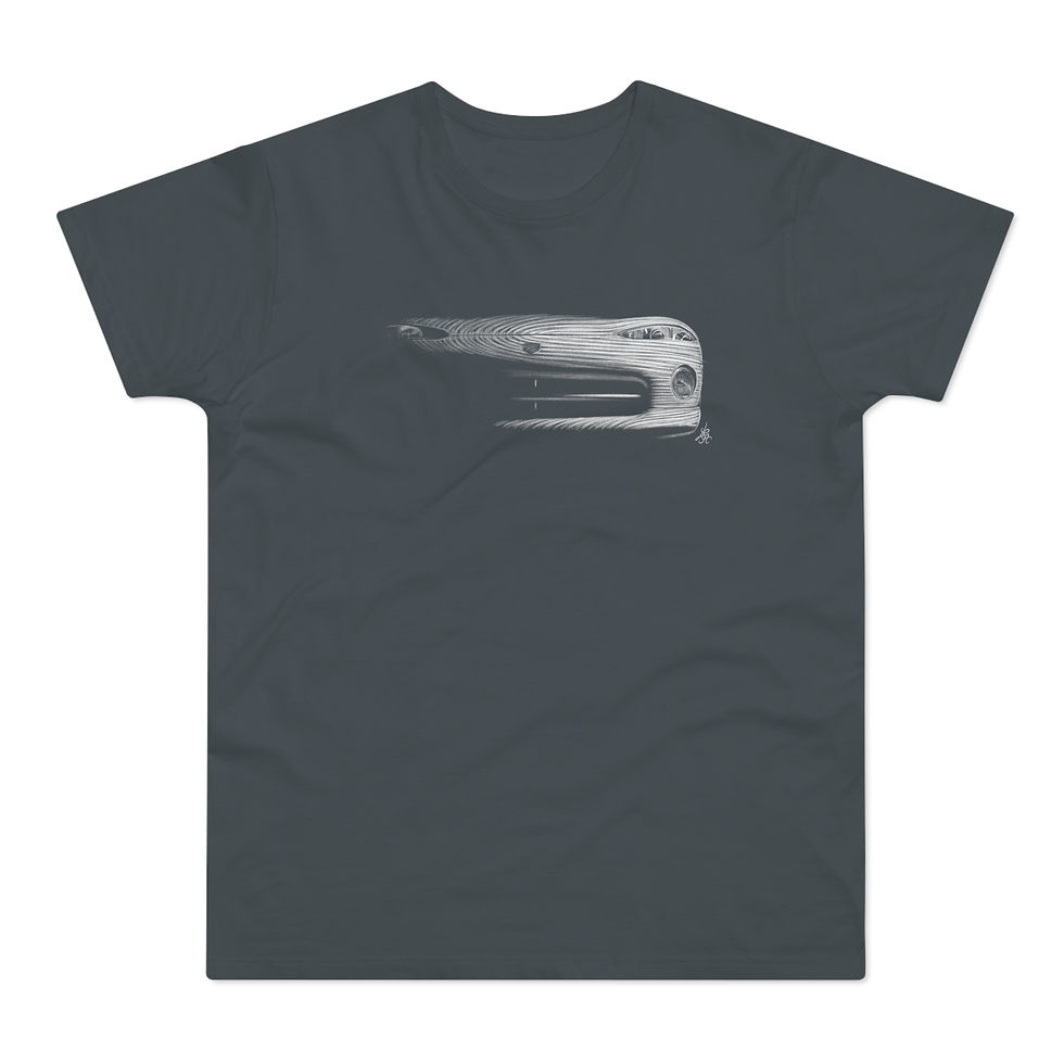 Miniature : T-shirt Dodge Viper, unisexe, gris