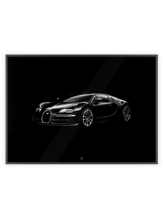 Dessins encadrés Le Cadeau Automobile