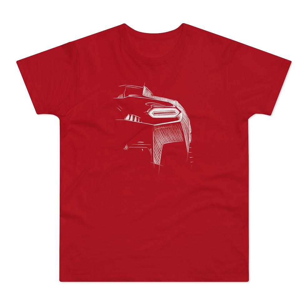 Miniature : T-shirt Lamborghini Temerario, unisexe, rouge