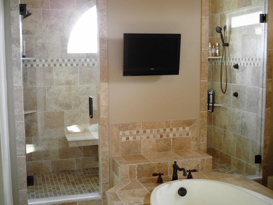 Semi-Frameless Glass Shower Enclosure Installation