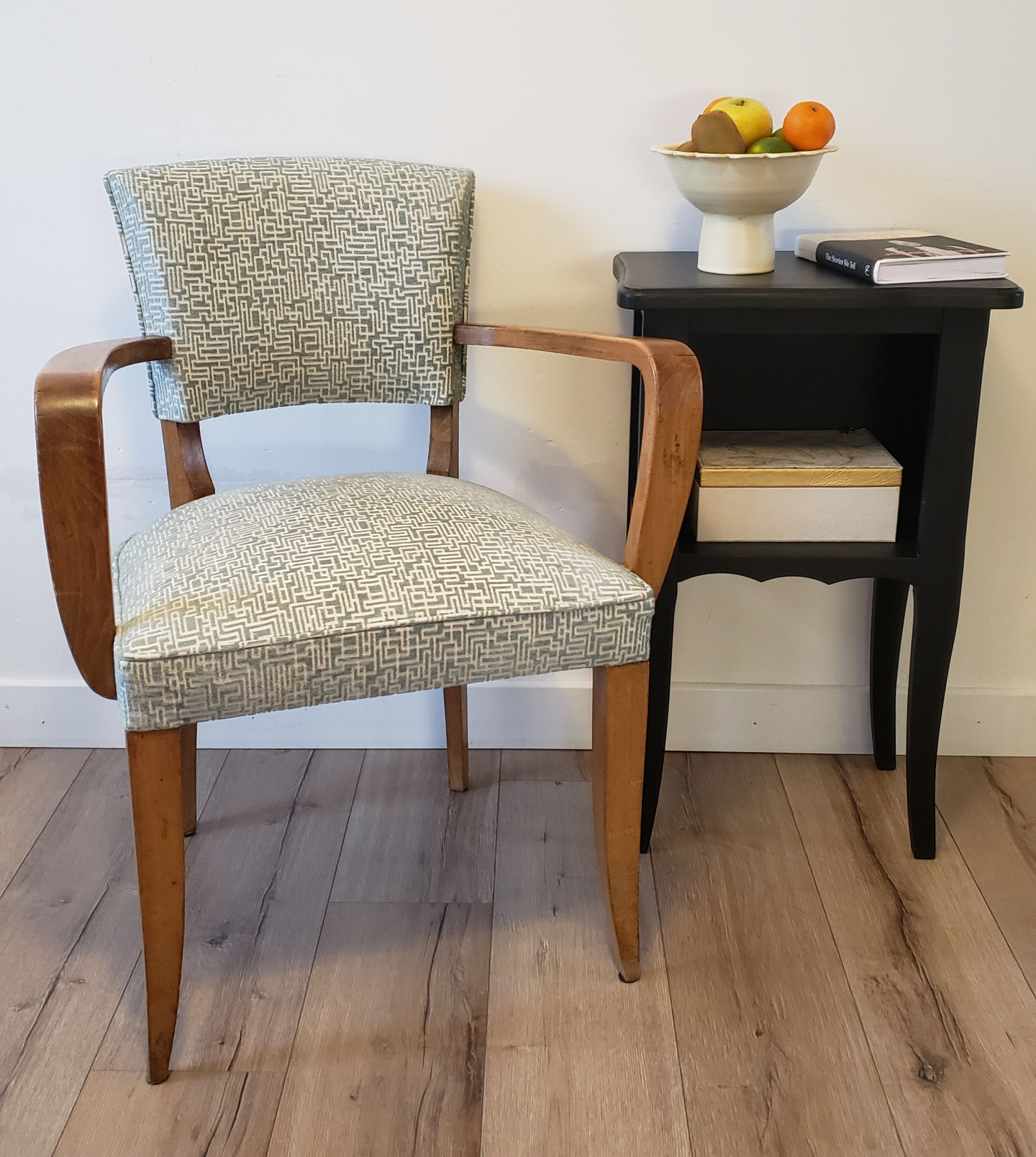 Fauteuil bridge bois clair PALLASCA