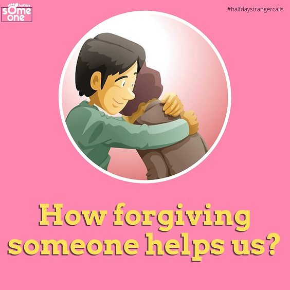 How forgiving someone helps us?