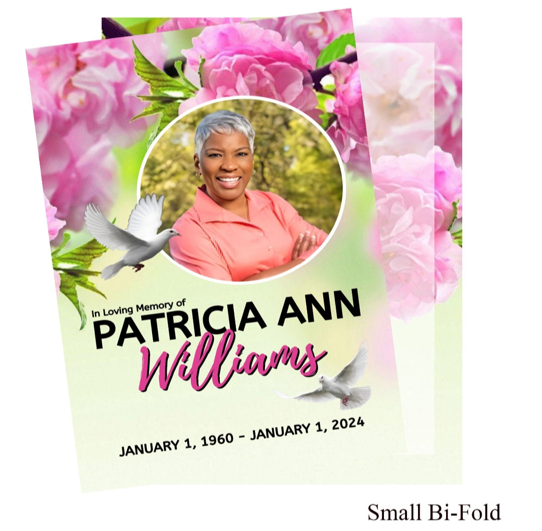 Pink Floral Bi-Fold Small