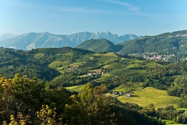 Foto di panorama della Val Curone