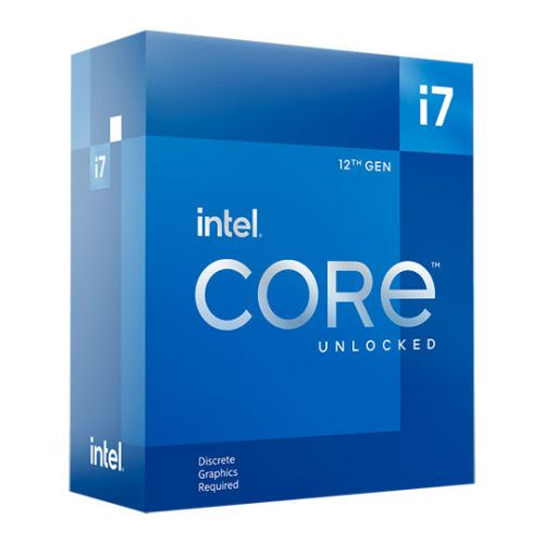 Intel Core i7-12700KF CPU, 1700, 3.6 GHz (5.0 Turbo), 12-Core, 125W (190W Turbo)