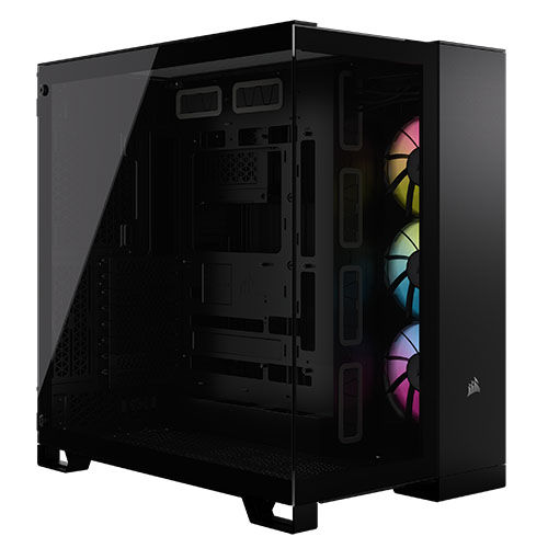 Corsair 6500X RGB iCUE Link Dual Chamber Gaming Case w/ Glass Side & Front, ATX,