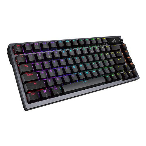 Asus ROG AZOTH Compact 75% Mechanical RGB Gaming Keyboard, Wireless/Btooth/USB,