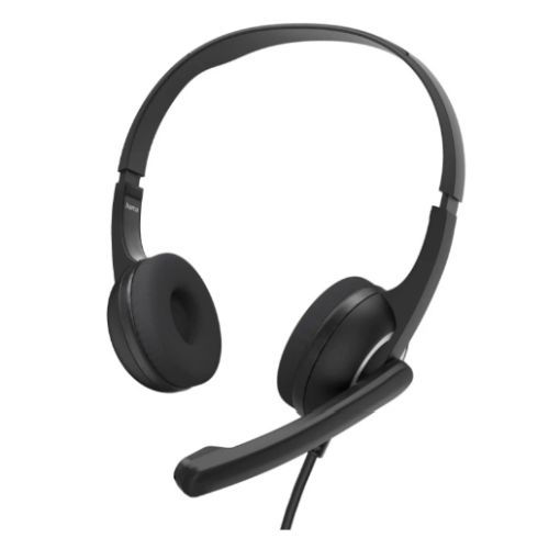 Hama (HS-USB250 V2) Lightweight Office Headset with Boom Microphone, USB, Padded