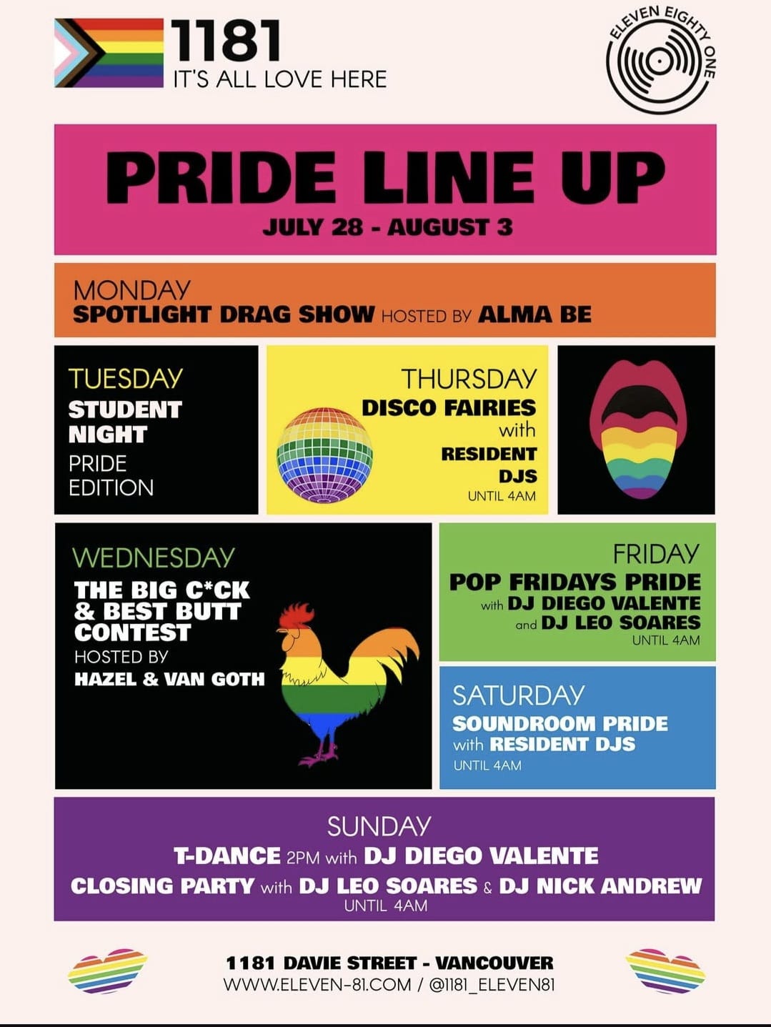 Pride Lineup 2025