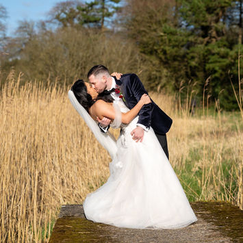 Bloomfield House Hotel Wedding Photographer | Outside Water front Alor Wedding Photography