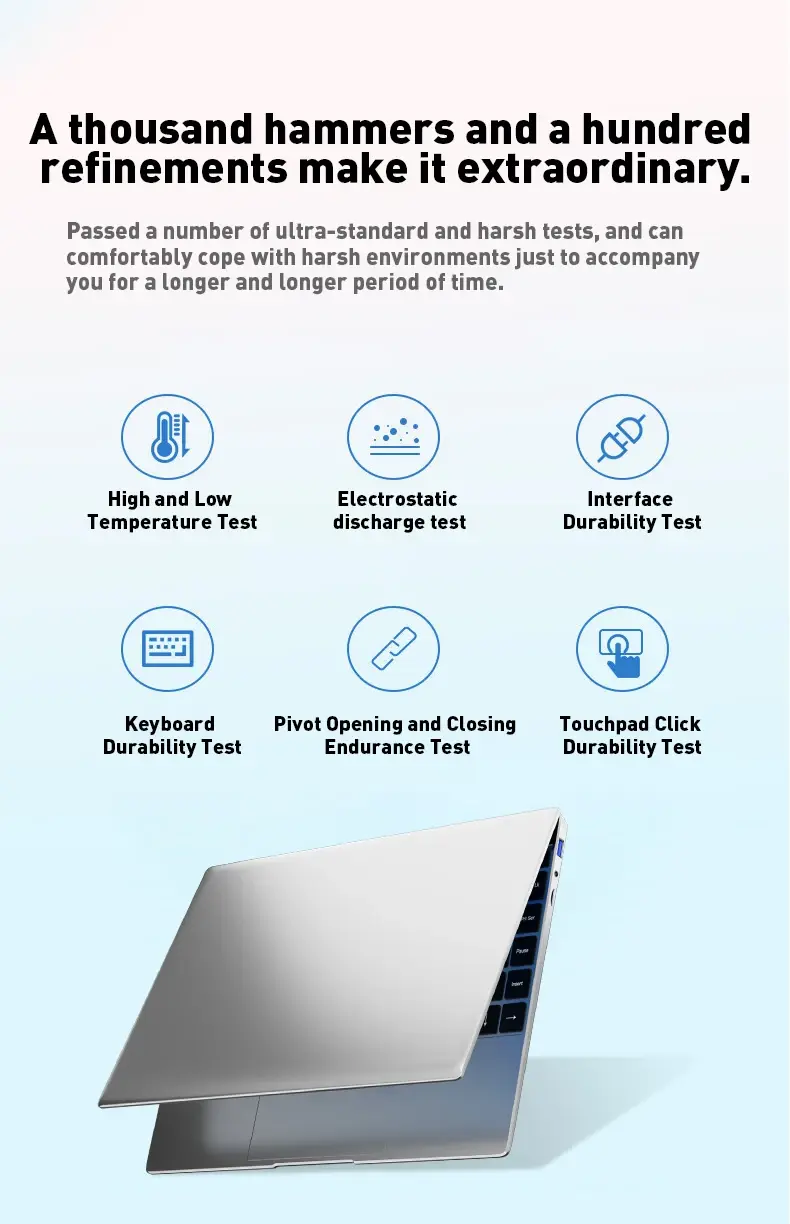 Thumbnail: LENO 14.1" Ultra Slim Laptop Windows11 16GB RAM 2TB SSD Intel N3700 Notebook Gam