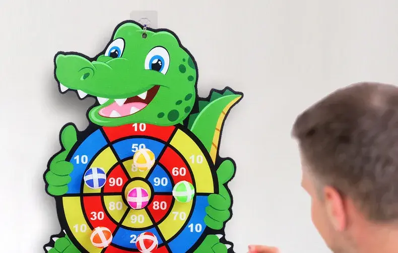 Thumbnail: Educational Dart Board Baby Dart Indoor Sports Child Montessori Games for Childr