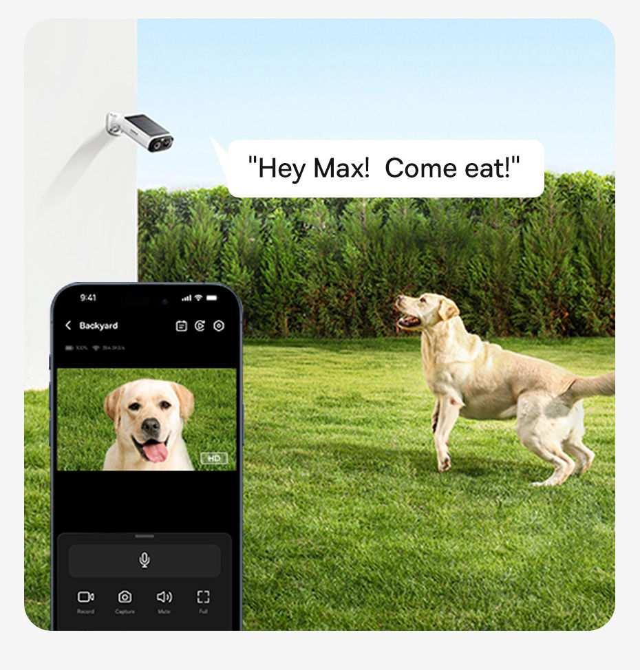 Thumbnail: Baseus Security S1 Lite Solar Security Camera Wireless Outdoor Camera Continuous