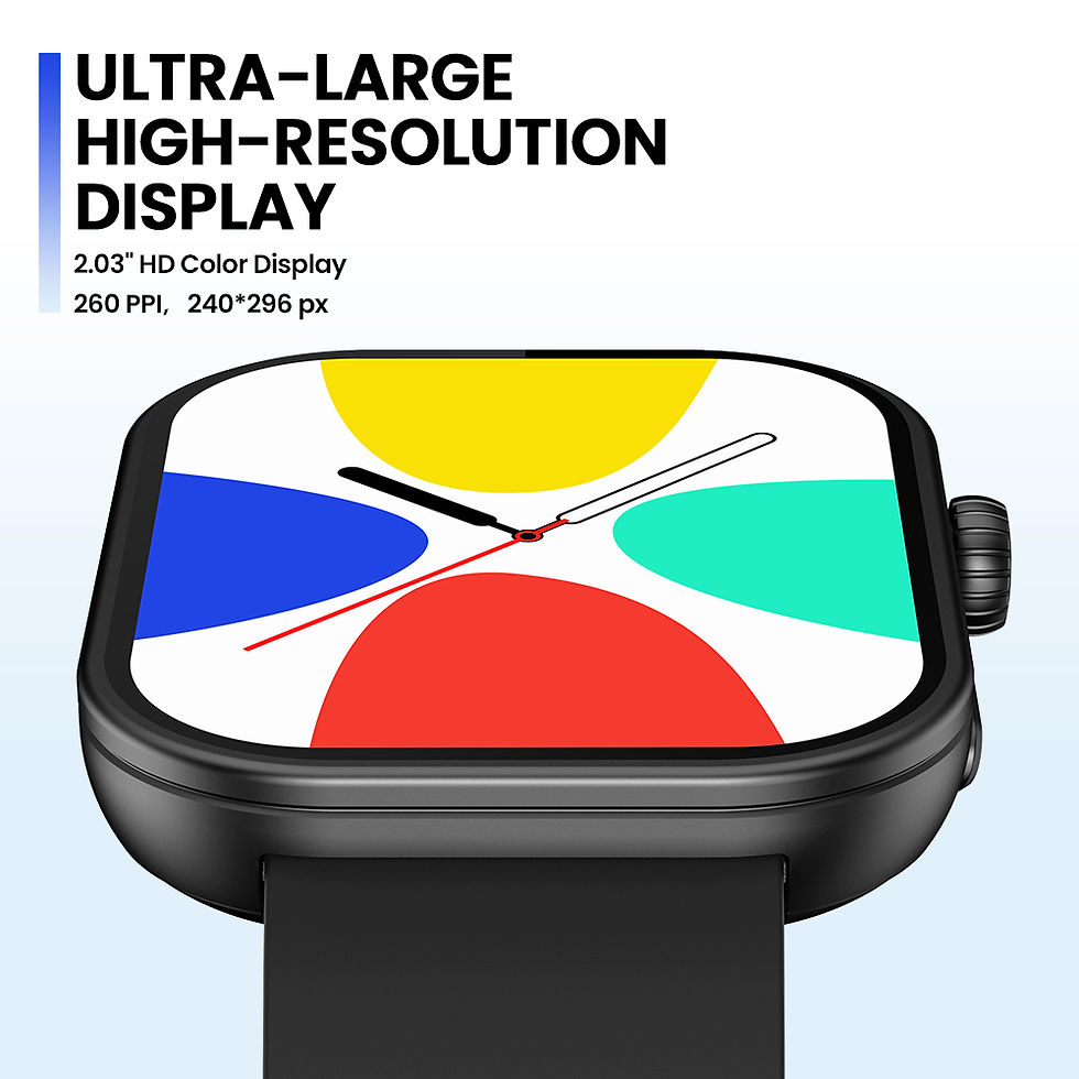 Thumbnail: New Zeblaze Btalk Plus Voice Calling Smartwatch 2.03'' HD Color Display Health a