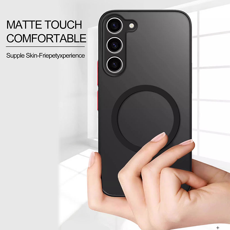 Thumbnail: S26 S25 Ultra Plus Case Armor Matte Magnetic For Samsung Galaxy S26 S25 S24 S23 