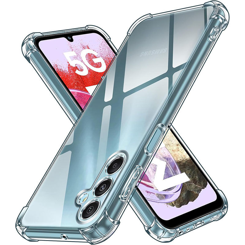 Thumbnail: Shockproof Clear Silicone Soft Case For Samsung Galaxy S24 S23 S21 FE S22 Plus U