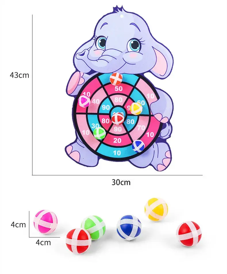 Thumbnail: Educational Dart Board Baby Dart Indoor Sports Child Montessori Games for Childr