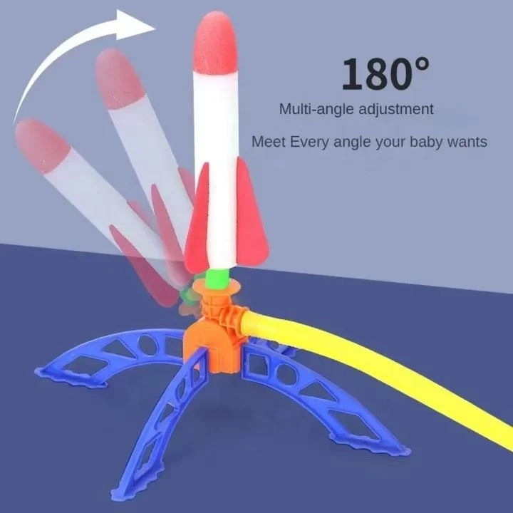 Thumbnail: Kids Outdoor Rocket Foot Pump Outdoor Air Pressing Soaring Rocket Suit Jumps Air