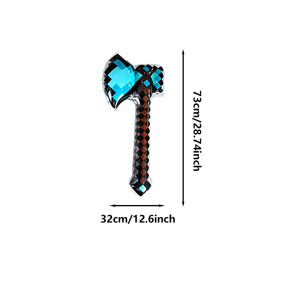 Thumbnail: Pixel Style Toys Gemstone Sword Gold Sword Toys Home Games Inflatable Supplies S