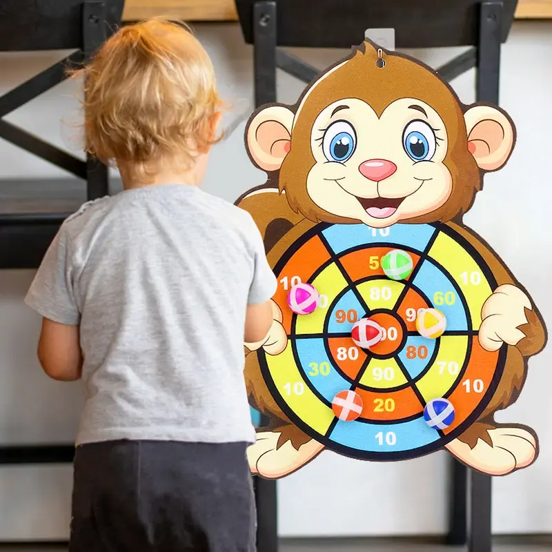 Thumbnail: Educational Dart Board Baby Dart Indoor Sports Child Montessori Games for Childr