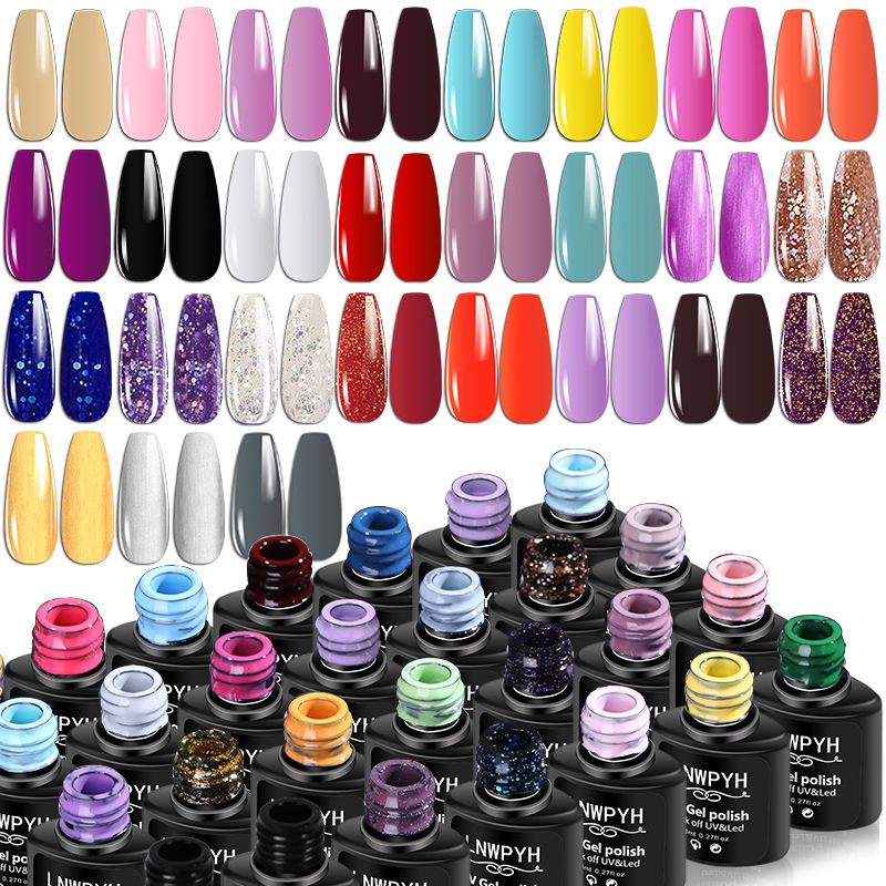 Thumbnail: Nail Polish Kit Acrylic Nail Kit Poly Nail Gel Set With Nail Lamp Nails Extensio
