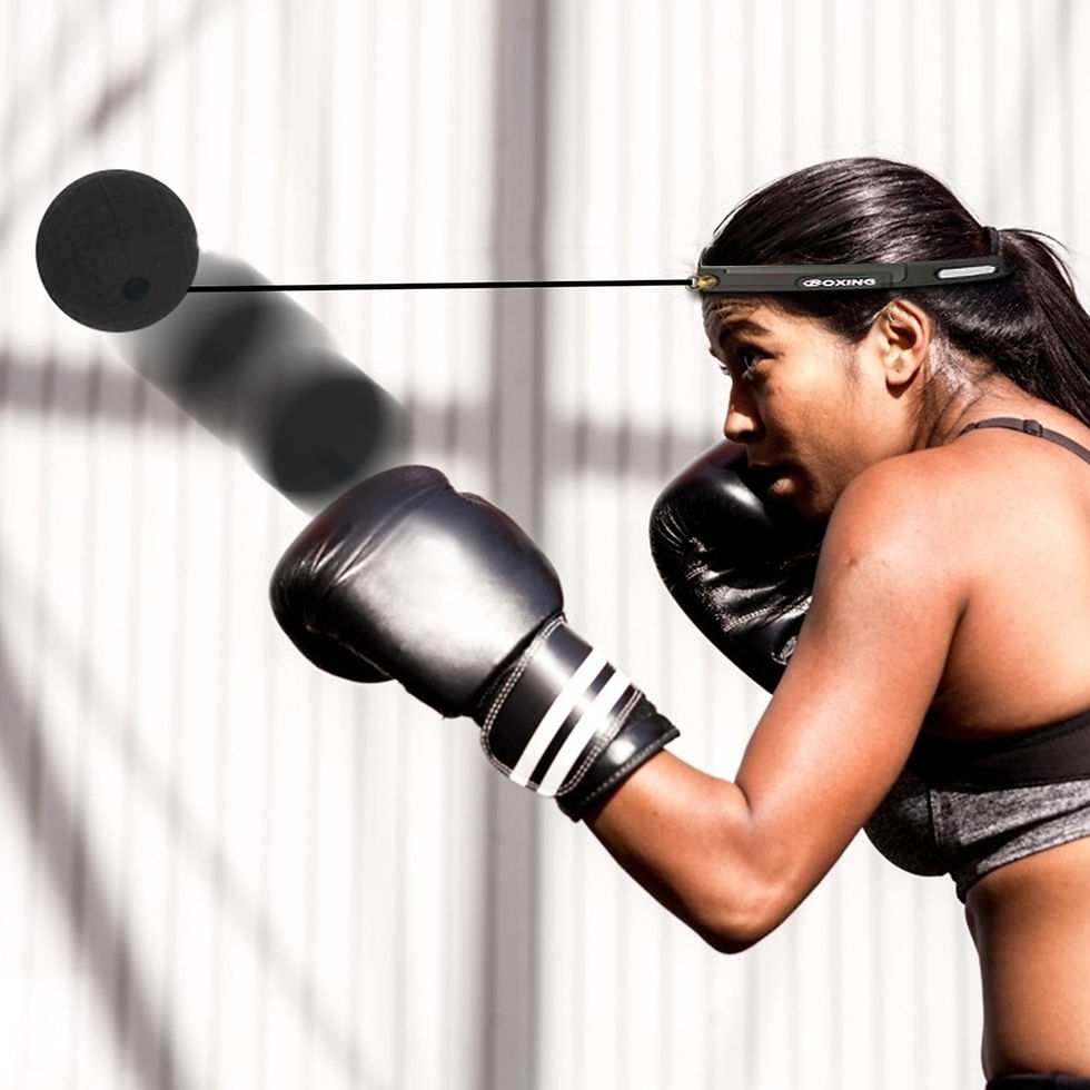 Thumbnail: Boxing Reflex Speed Punch Ball Boxing Rubber Balls for Agility Reaction Training