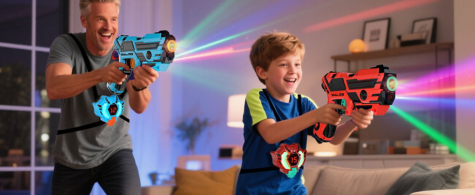 Thumbnail: VATOS Laser Tag Guns 2x 4x Players Set Toy Real-time SYNC Pistol Shooting Game I