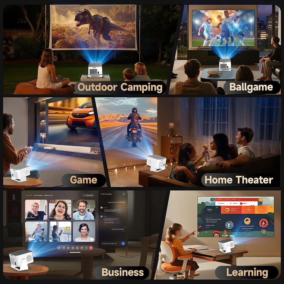 Thumbnail: Magcubic Auto Focus Android14 4K Projector 900ANSI 8K Native 1080P HY350Max With