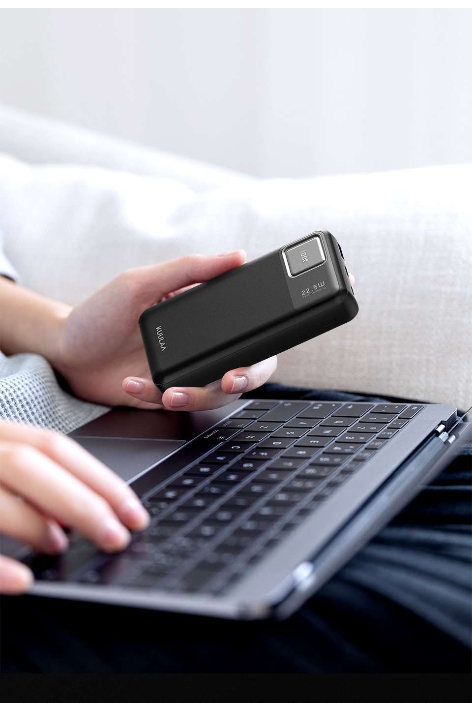 Thumbnail: KUULAA 20000mAh Power Bank Portable External Battery 22.5W Fast Charging Portabl