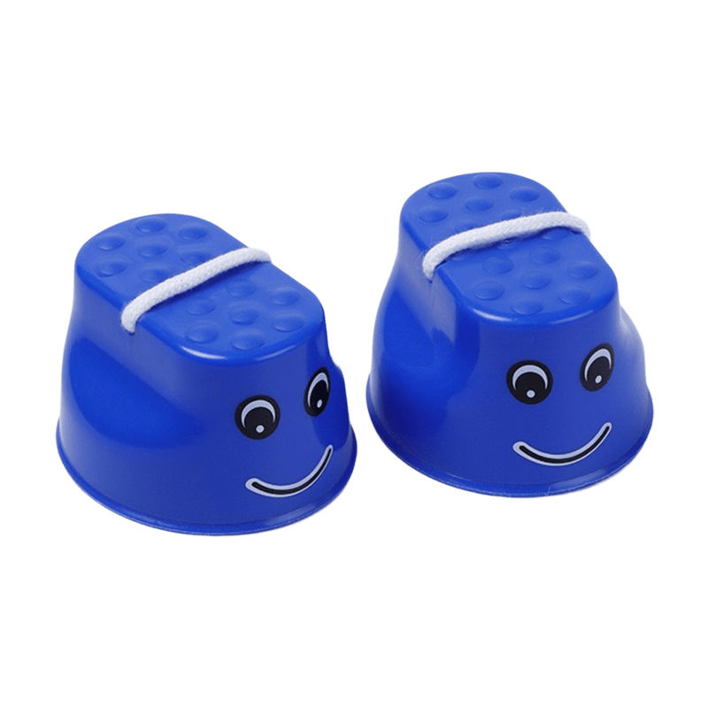 Thumbnail: Colorful Smile Face Stilt Balance Training Walk Steppers Parent-Child Outdoor Ex