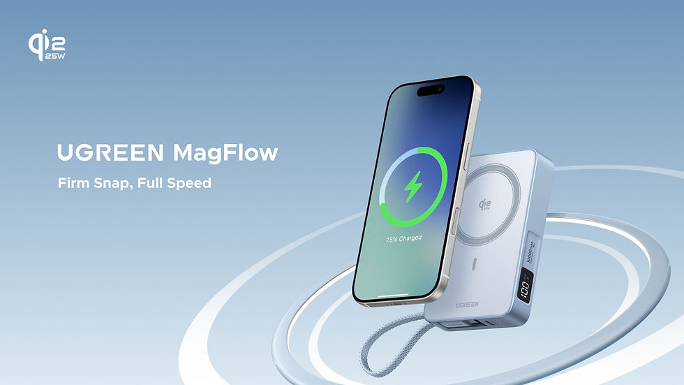 Thumbnail: UGREEN PD20W Power Bank Magnetic 10000mAh Portable Wireless Fast Charging PowerB