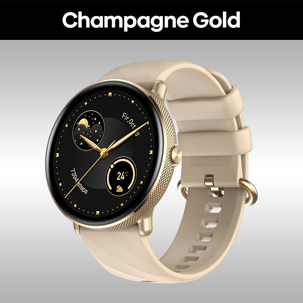 Thumbnail: Zeblaze GTR 3 Pro Voice Calling Smart Watch 1.43" AMOLED Display 316L Stainless 