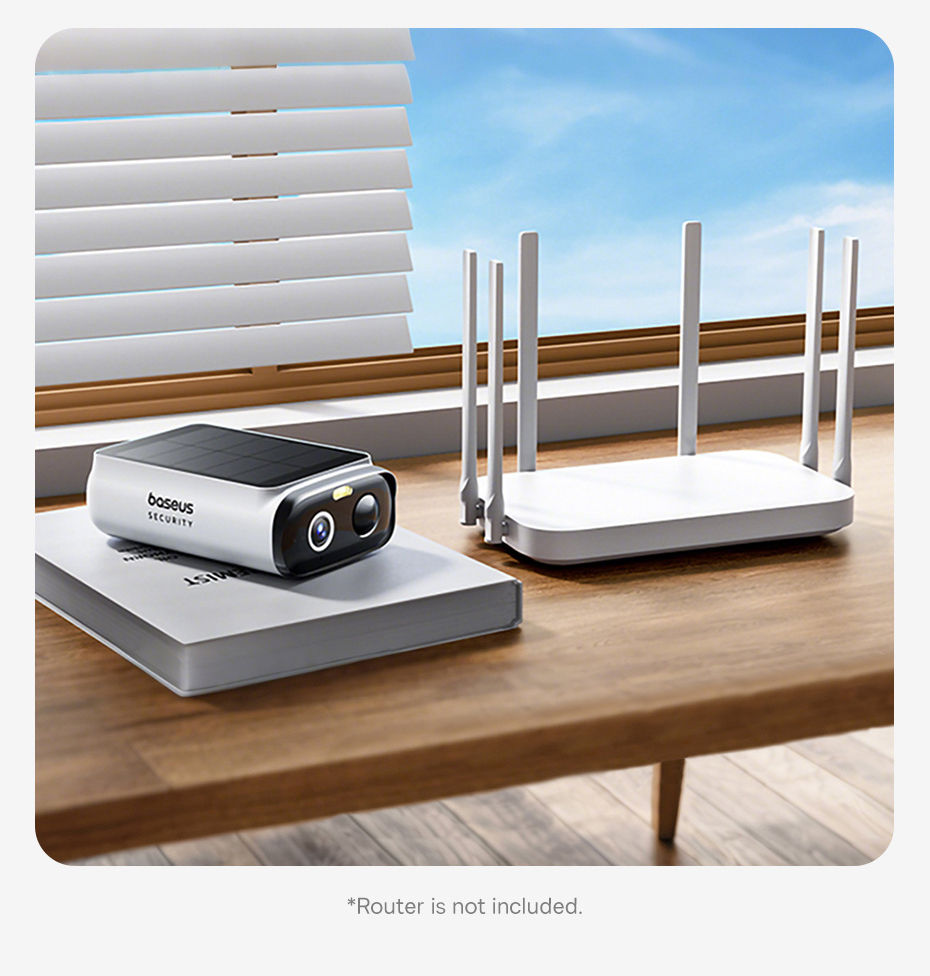 Thumbnail: Baseus Security S1 Lite Solar Security Camera Wireless Outdoor Camera Continuous