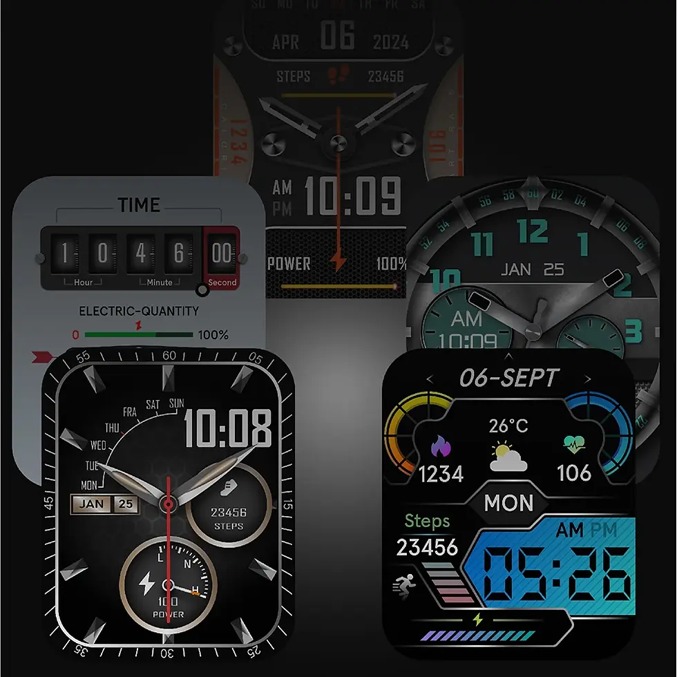 Thumbnail: Electronic Smart Watch BT Call Heart Rate Monitor Smartwatch Fitness Tracker Wat