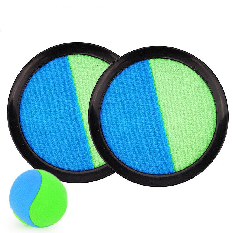 Thumbnail: 1Set Kids Sucker Sticky Ball Toy Outdoor Sports Catch Ball Game Set Throw And Ca