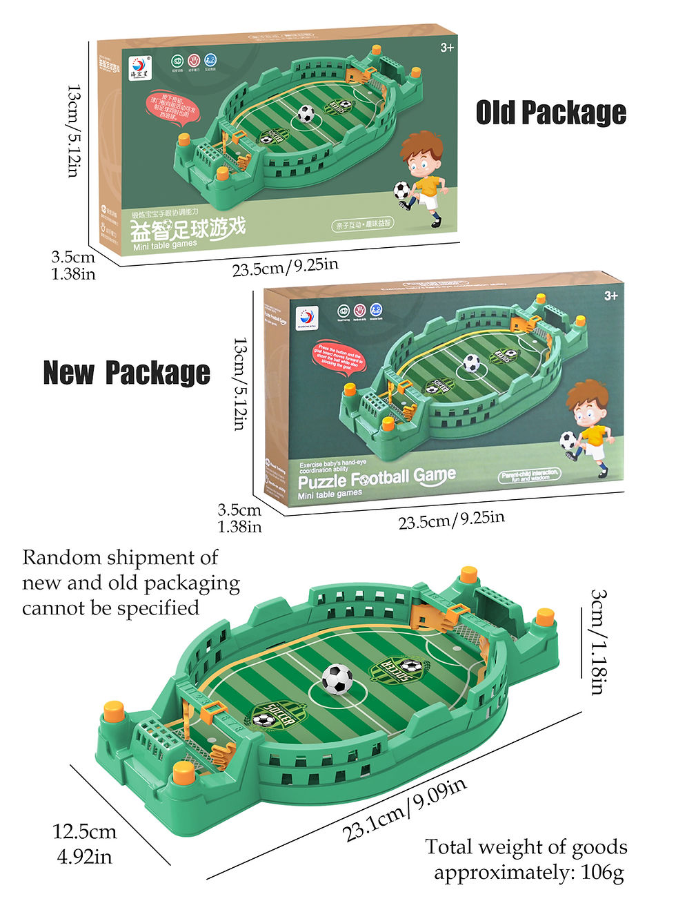 Thumbnail: Football Table Mini Tabletop Interactive Game, Soccer Tabletops Competition Spor