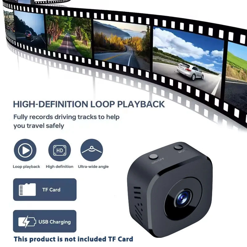 Thumbnail: Mini Security Camera Pro 4K FullHD WiFi Surveillance With 2 Way Audio Motion Det