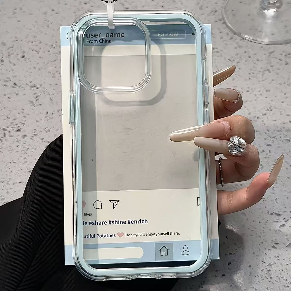 Thumbnail: Luxury Candy Color Frame Clear Back Phone Case For iPhone 17 16 15 14 13 12 Pro 