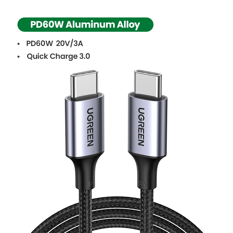 Thumbnail: UGREEN USB C Cable PD60W Fast Charge Cable for iPhone 17 16 15 Samsung S25 S24 i