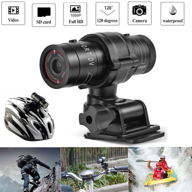 Mini Sport DV Action Sports Camera Flashlight Helmet Full HD 1080P Video Ideal f