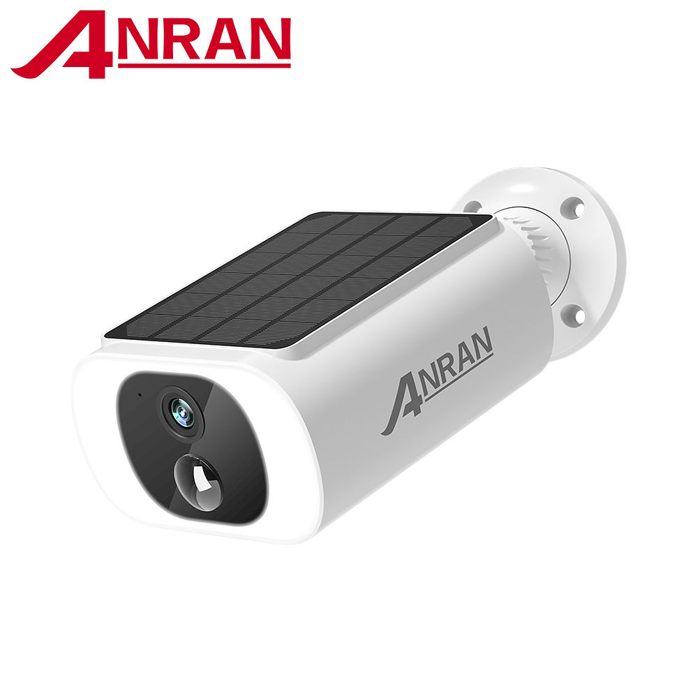 Thumbnail: ANRAN 2K Solar Security Camera 3/5MP Outdoor Wireless 2.4G WIFI Camera Battery C