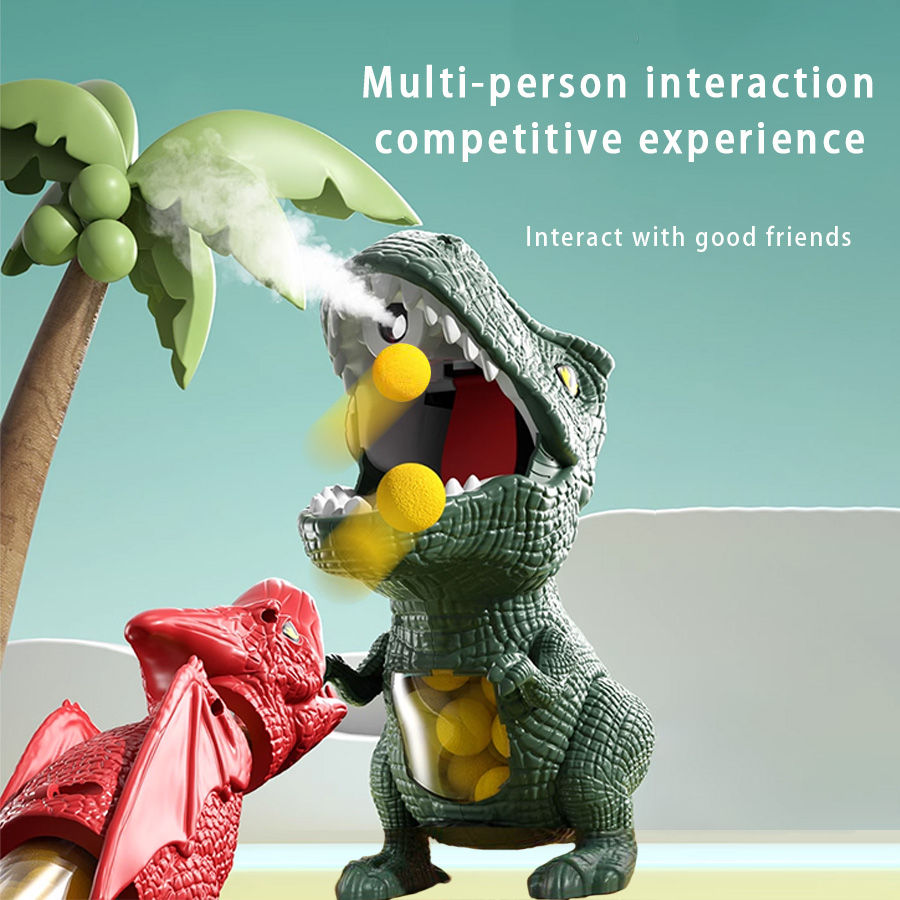 Thumbnail: Dinosaur Shooting Tyrannosaurus Rex Ball Soft Bullet Gun Parent Child Interactiv