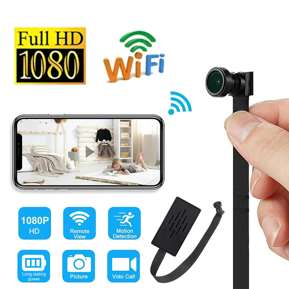 Thumbnail: Mini Camera 1080P HD WiFi Camcorder DIY Portable Wireless Module Video Recorder 
